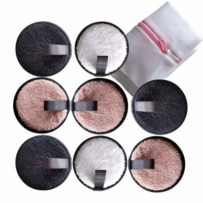 China Washable Eco-Friendly Microfiber Reusable Makeup Remover Pads For All Skin Types à venda