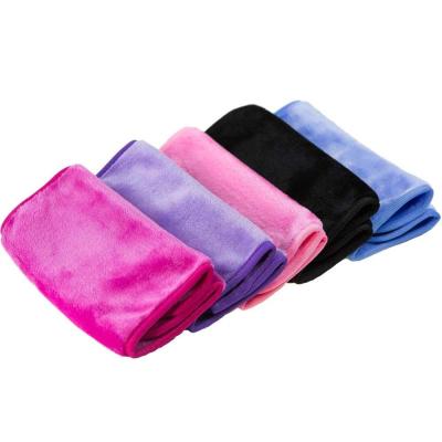 China Soft microfiber deep cleaning makeup remover towel reusable makeup remover cloth for sale