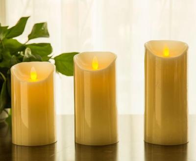 China Flickering Candle Real Wax Flameless LED Candles with Dancing Flame 3