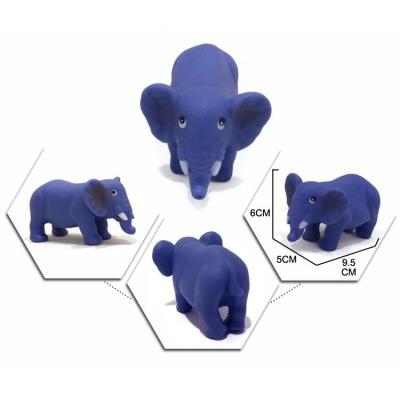 China Elephant Vinyl Rubber Bath Toys , Squeezing Rubber Ducks Custom Color for sale