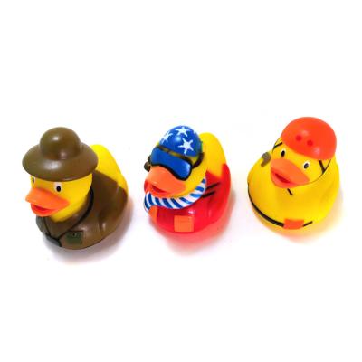 Chine Canard en caoutchouc personnalisé par jouet de Bath qui respecte l'environnement aucun cadeaux d'enfants de batterie à vendre