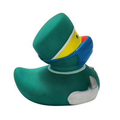 China Regalos de goma del pato del verde de goma del pato del bebé de la protección del medio ambiente para los niños en venta