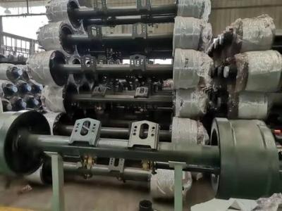 China Reemplazo del eje del semirremolque Fuwa Partes del eje del remolque en venta