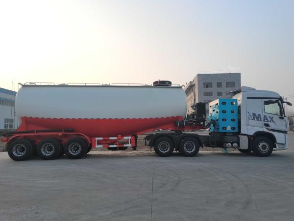 Quality Bulk Cement Tanker Semi Trailer 10000 Gallon 40 Cbm Dry Cement Trailer for sale