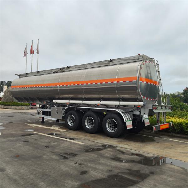 Quality 2 Axles 3 Axles Tri Axle Fuel Tanker Trailer Capacity 42000L 11000 Gallon for sale