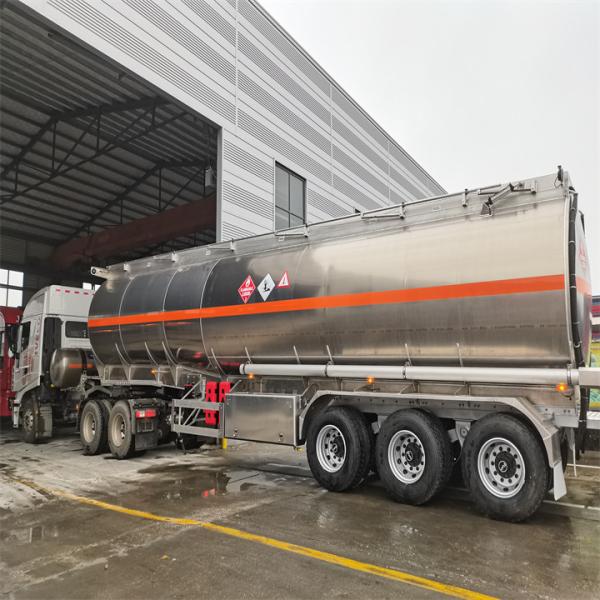 Quality 2 Axles 3 Axles Tri Axle Fuel Tanker Trailer Capacity 42000L 11000 Gallon for sale