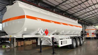 China Three Axel 44 Cubic Meters Palm Crude Oil Tanker Trailer Fuel Tanker Semi Trailer for sale