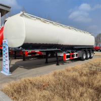 Quality Three Axel 44 Cubic Meters Palm Crude Oil Tanker Trailer Fuel Tanker Semi for sale