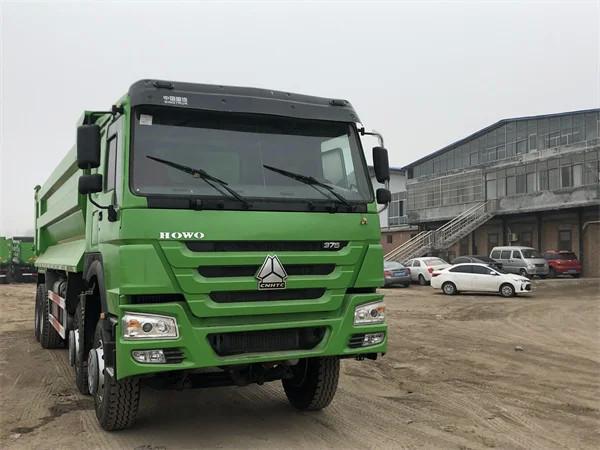 Quality Howo Euro 2 Diesel Dump Truck Trailer Used 8X4 12 Wheel for sale