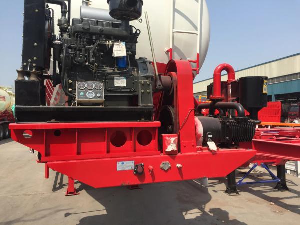 Quality 10000 Gallon Bulk Cement Semi Trailer Silo Trailer Fly Ash Transportation for sale