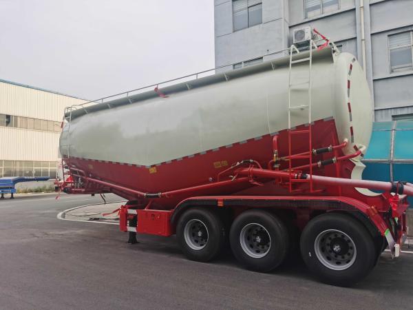 Quality 10000 Gallon Bulk Cement Semi Trailer Silo Trailer Fly Ash Transportation Vehicle for sale