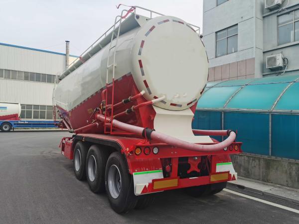 Quality 10000 Gallon Bulk Cement Semi Trailer Silo Trailer Fly Ash Transportation for sale