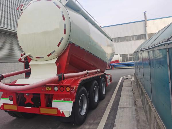 Quality 10000 Gallon Bulk Cement Semi Trailer Silo Trailer Fly Ash Transportation for sale