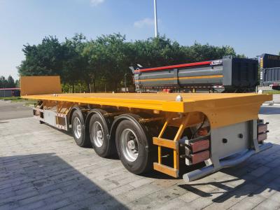 China 3 Axle 32 Foot 40 Foot Flatbed Semi Trailer For Sale for sale