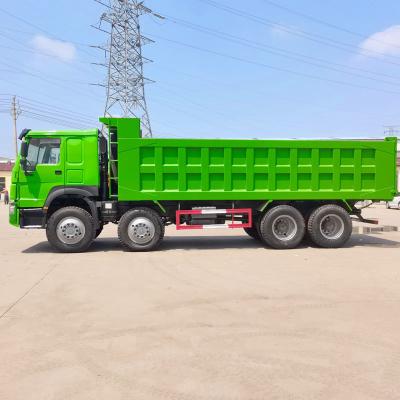 중국 중고용 덤프 트레일러 시노 트럭 호우 8x4 광산 템퍼 덤퍼 트럭 판매용