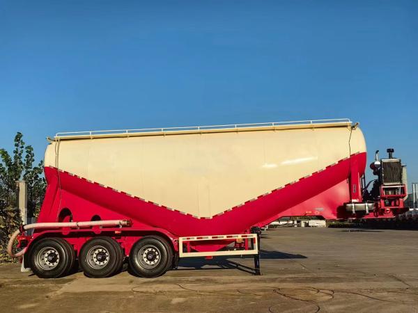 Quality 3 Axle Bulk Cement Trailer 10000 Gallons 36 Cubic Meters Fly Ash Trailer for sale