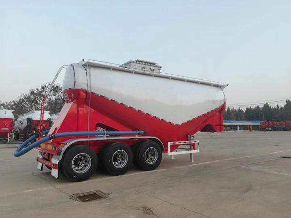 Quality 3 Axle Bulk Cement Trailer 10000 Gallons 36 Cubic Meters Fly Ash Trailer for sale