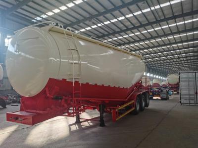 China 3 Ejes Bulker Cementos Cisterna de remolque 10000 galones 42 metros cúbicos remolque de cenizas voladoras en venta