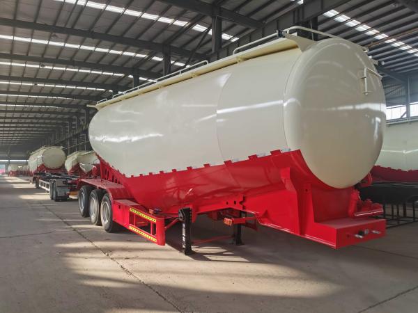 Quality 3 Axle Bulker Cement Tanker Trailer 10000 Gallon 42 Cubic Meters Fly Ash Trailer for sale