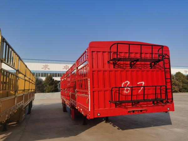 Quality 3 Axle Stake Cargo Trailer 60T/80T Fence Semi-Trailer Trailer for sale
