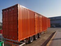 Quality Enclosed 3 Axle Box Cargo Trailer 80 Ton High Load Capacity High Capacity for sale