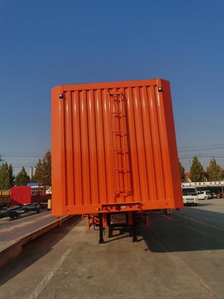 Quality Enclosed 3 Axle Box Cargo Trailer 80 Ton High Load Capacity High Capacity for sale