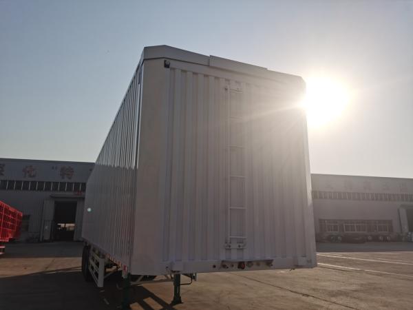 Quality 42' 3 Axle Cargo Enclosed Trailer 80T Van-Type Cargo Transporter for sale