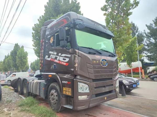 Quality Second Hand Tractor Head Used Tractor Head FAW JH6 550HP 6x4 10 Wheels 40T for sale