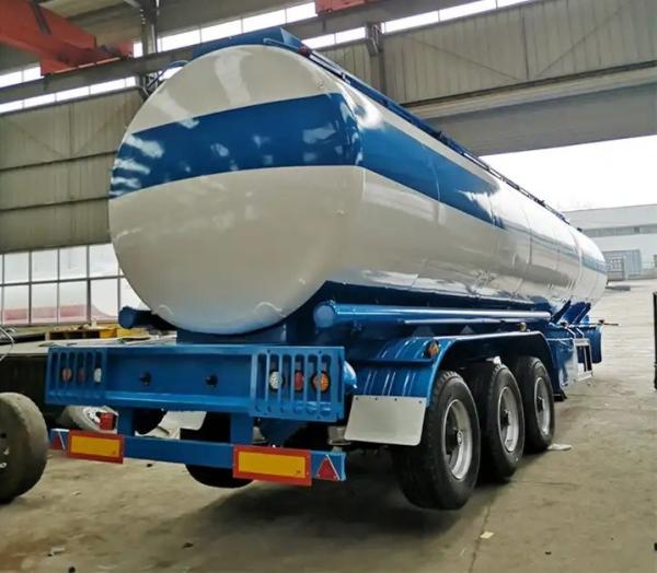 Quality Aluminium Fuel Tanker Trailer Truck Manufacturers 3 Axle Gasoline Crude Oil for sale