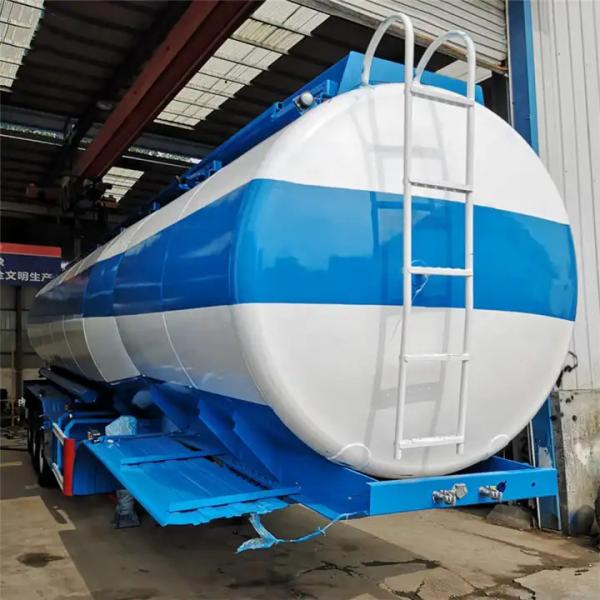 Quality Aluminium Fuel Tanker Trailer Truck Manufacturers 3 Axle Gasoline Crude Oil for sale