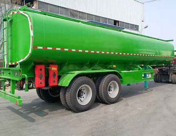 Quality 2axle Car Fuel Tanker Trailer Tractor 40000 Liters Oil Fuel Tank Semi Trailer for sale