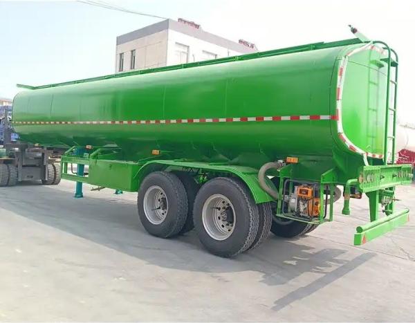 Quality 2axle Car Fuel Tanker Trailer Tractor 40000 Liters Oil Fuel Tank Semi Trailer for sale