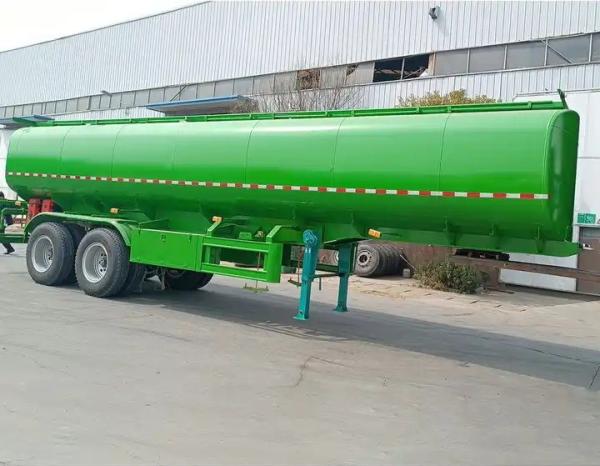 Quality 2axle Car Fuel Tanker Trailer Tractor 40000 Liters Oil Fuel Tank Semi Trailer for sale