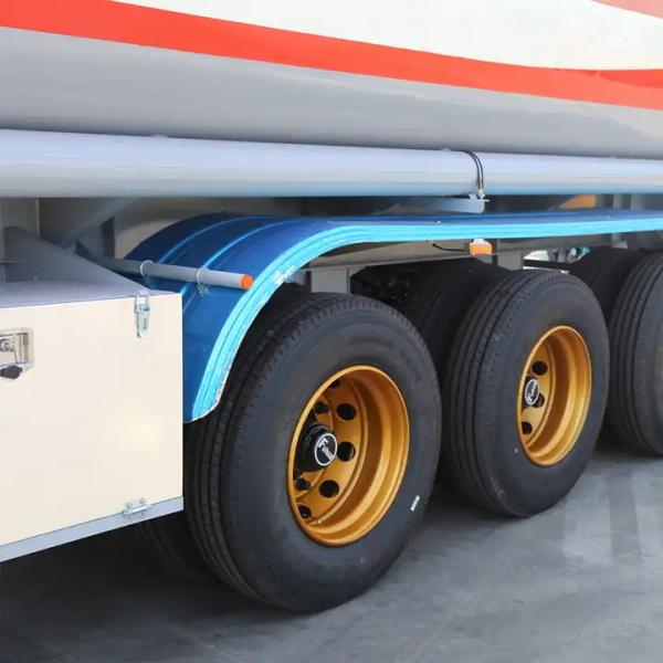 Quality 7000 Gallon Portable Diesel Fuel Tanker Trailer Oil Tank 3 Axles Carbon Steel for sale