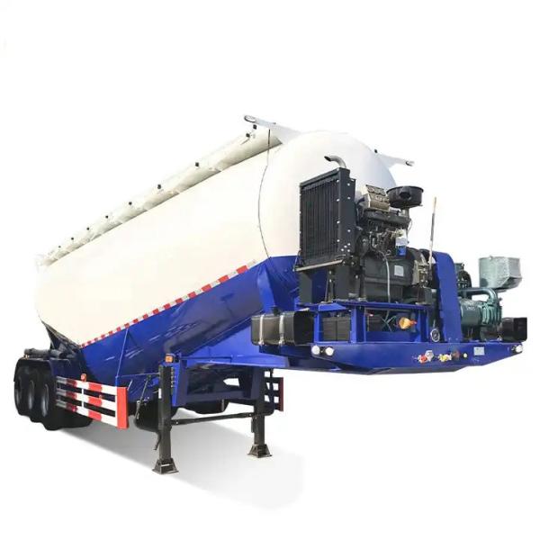 Quality 40ton 50ton Dry Bulk Cement Tanker Trailer V Shape Carrier Tanker Semi Trailer for sale