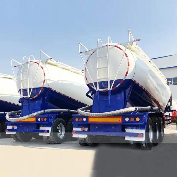 Quality 40ton 50ton Dry Bulk Cement Tanker Trailer V Shape Carrier Tanker Semi Trailer for sale