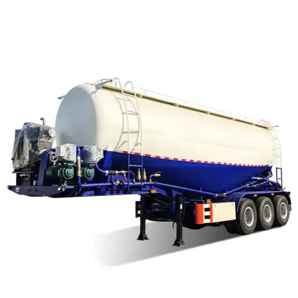 Quality 40ton 50ton Dry Bulk Cement Tanker Trailer V Shape Carrier Tanker Semi Trailer for sale