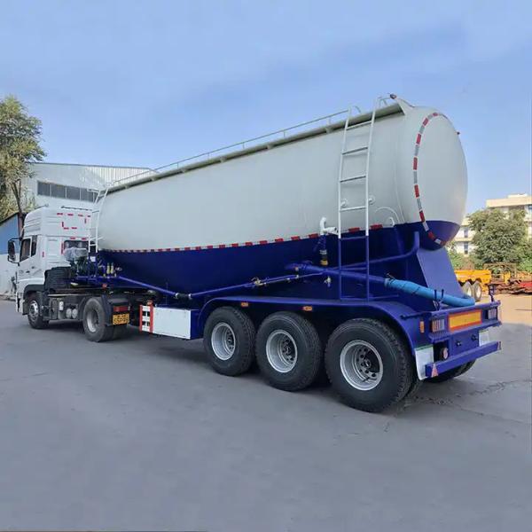 Quality 40ton 50ton Dry Bulk Cement Tanker Trailer V Shape Carrier Tanker Semi Trailer for sale