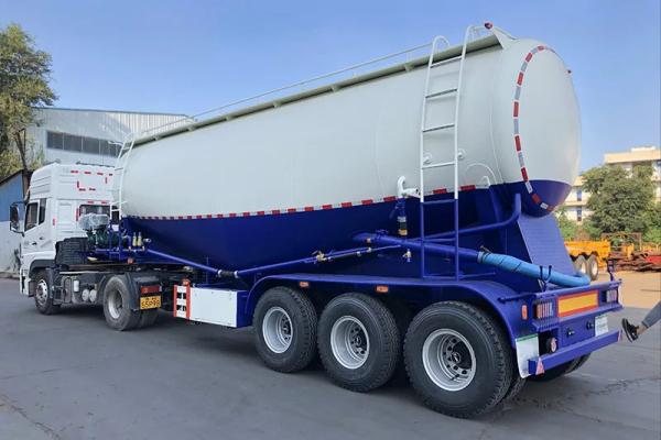 Quality 40ton 50ton Dry Bulk Cement Tanker Trailer V Shape Carrier Tanker Semi Trailer for sale