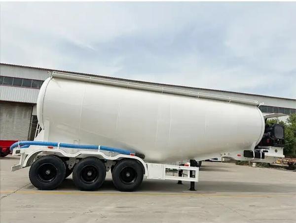 Quality 53 cbm v type Bulk Cement powder Tank Trailer bulk cement tank semi trailer / for sale