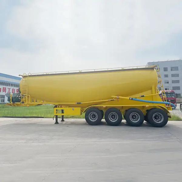 Quality 2/3/4 axles 40 M3 45 CBM Bulk Cement Truck Powder Transport Semi Trailer for sale