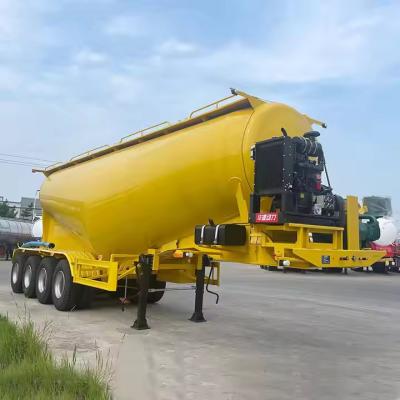 China 2/3/4 axles 40 M3 45 CBM Bulk Cement Truck Powder Transport Semi Trailer en venta