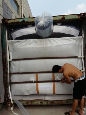 China Trazador de líneas del recipiente de tamaño grande del mar del bolso los 30ft del trazador de líneas del transporte PE PP de la comida en venta