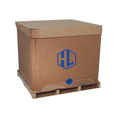 China 1000 Liter Milk Paper IBC PE Heavy Duty Double Wall Cardboard Boxes for sale