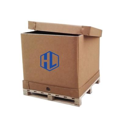 China PE Heavy Duty Triple Wall Cardboard Boxes Orange Juice 1000 Litre for sale