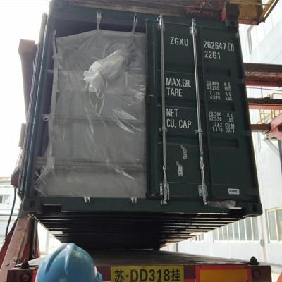 China PE Film PP Fabric Dry Bulk Liner Top Fill Spout Liquid Storage Transportation for sale