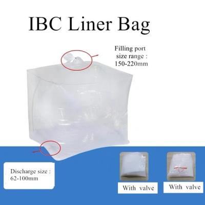 China 1200L Coconut Oil IBC Liner Bag Tote Tank Environmental Friendly for sale