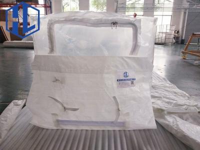 China Zipper Closure Large Bulk Bags Transporting Grain Soya for sale
