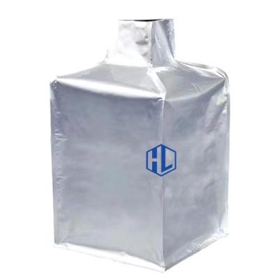 China Silver Moistureproof FIBC Big Bag 1 Ton PP Bulk Bags OEM for sale