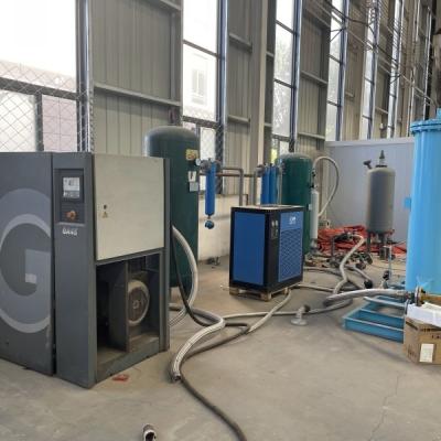 China Sistema de generación de nitrógeno de gran caudal 99,999% Generador de nitrógeno de bodega en venta